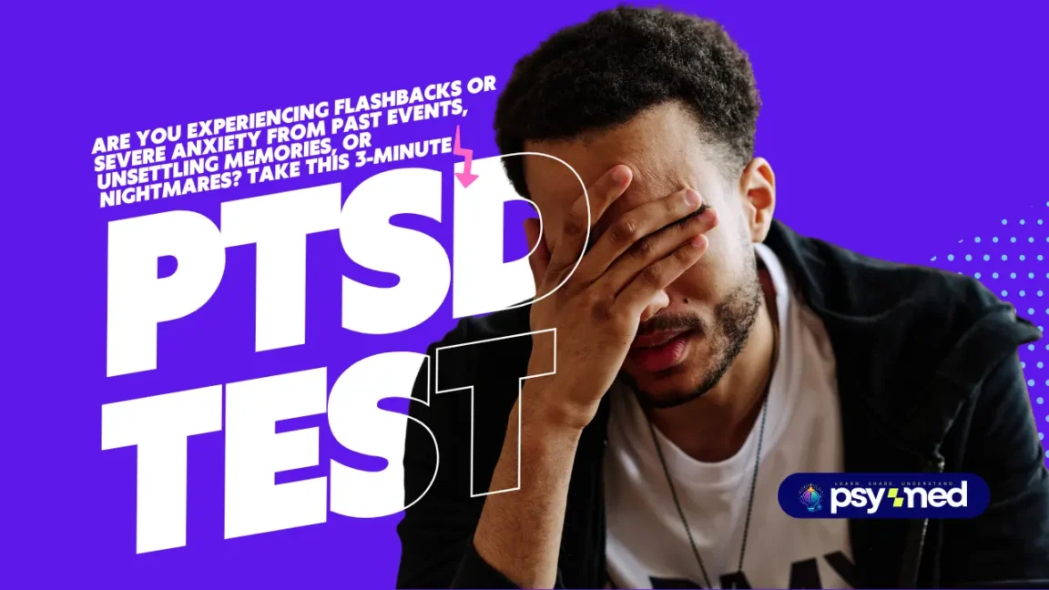 Man covering his face in distress — Free PTSD Test to screen for post-traumatic stress symptoms including flashbacks, nightmares, and anxiety