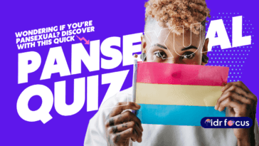 Colorful illustration of a person symbolizing inclusivity for the Pansexual Quiz