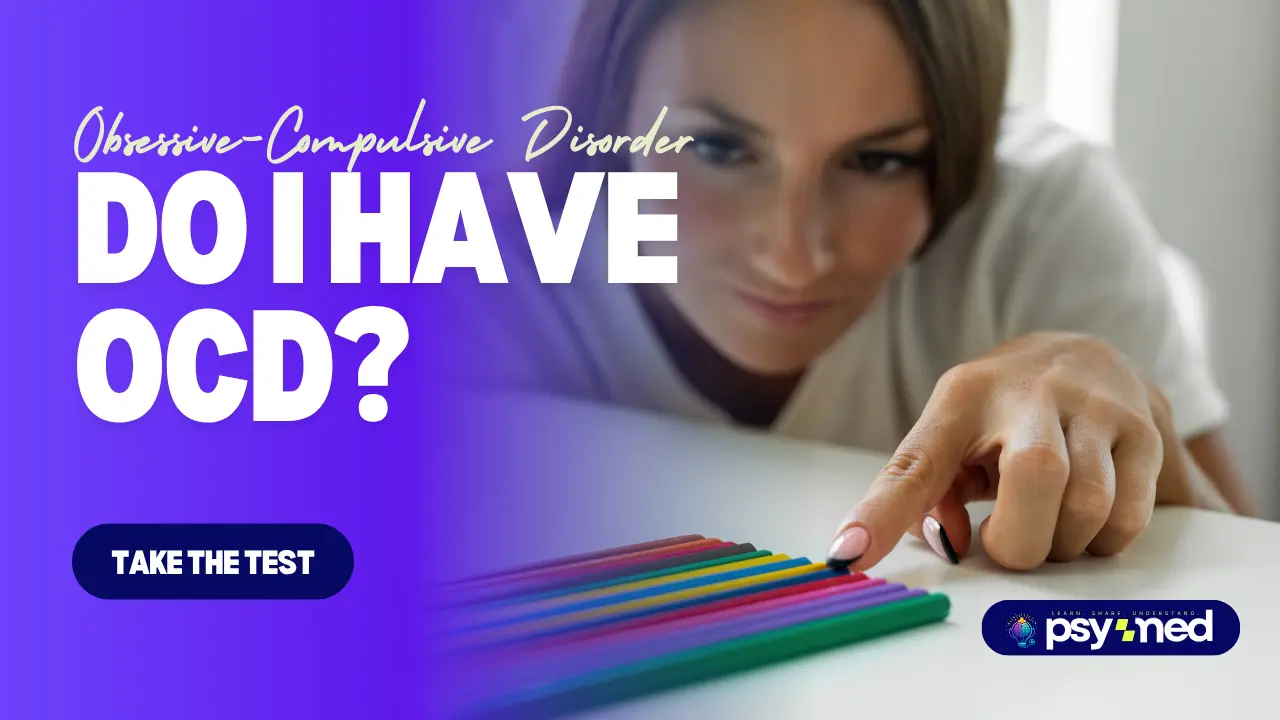 Lady with OCD as background for the 20-item Obsessive-Compulsive Disorder Test