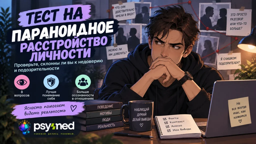 Тест на параноидное расстройство личности