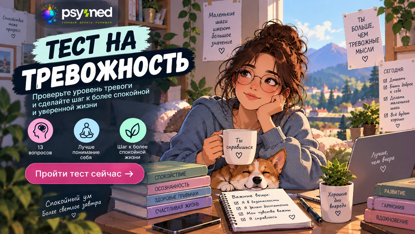 Тест на тревожность