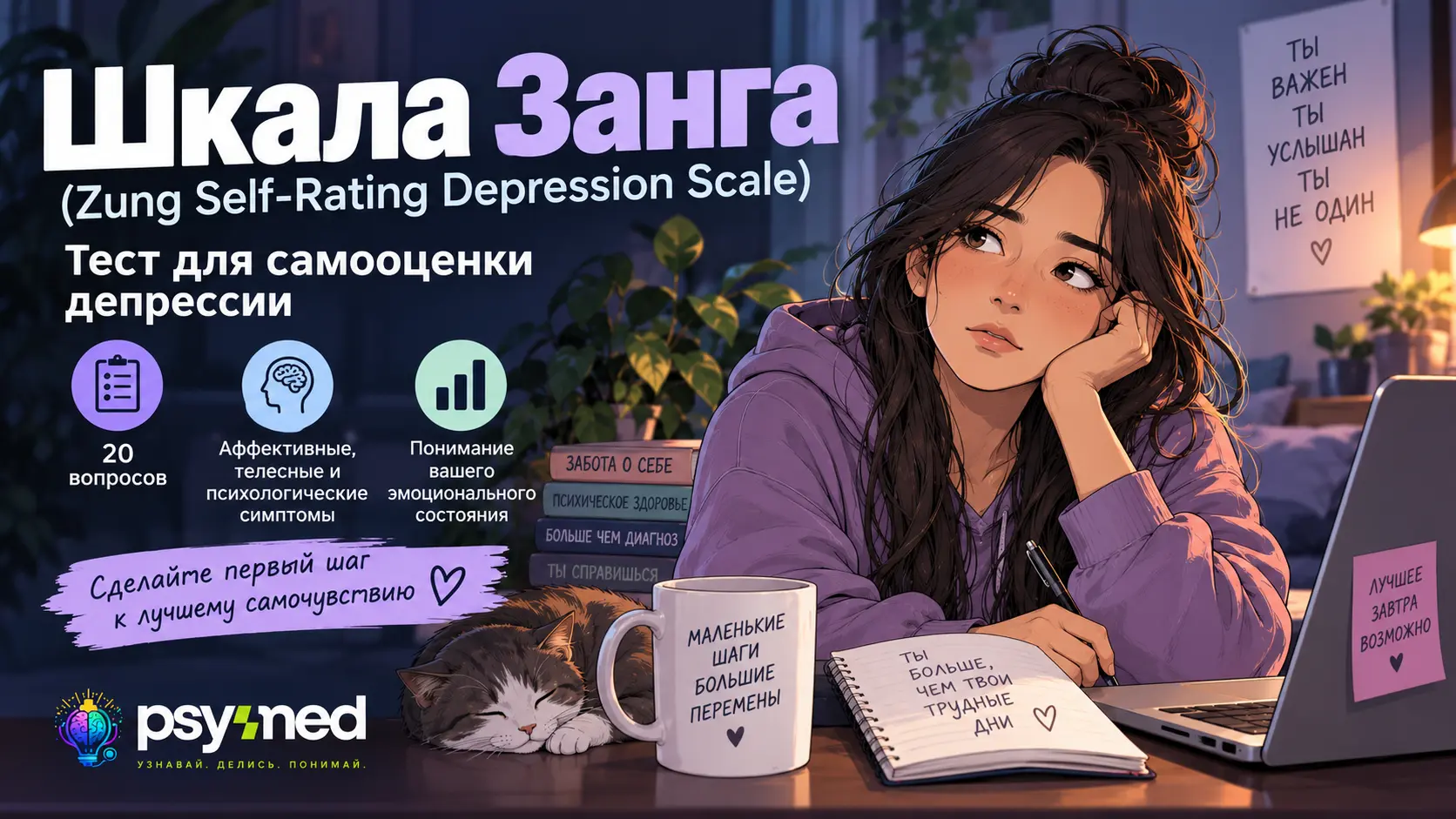 Шкала Занга для самооценки депрессии